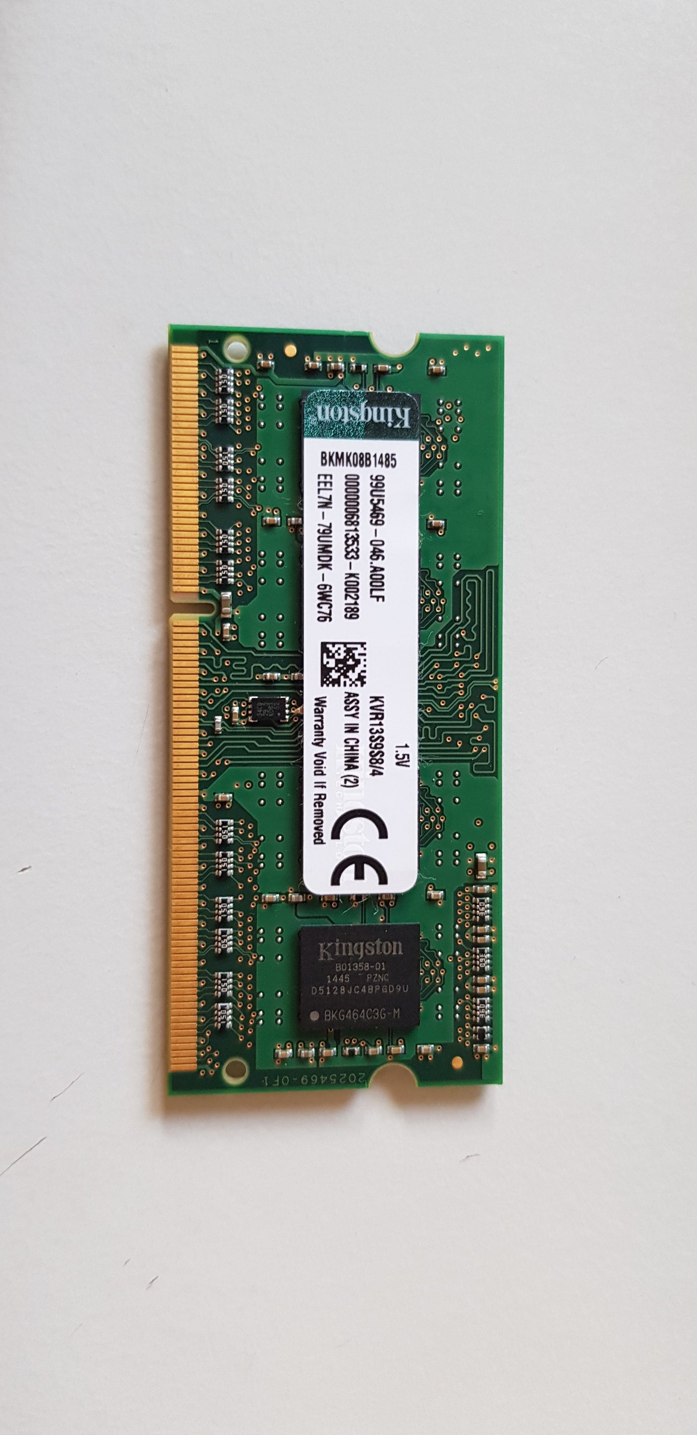 Kingston 4GB 1333 MHz DDR3 Non-ECC CL9 204-Pin SO-DIMM Value RAM Memory (KVR13S9S8/4  99U5469-046.A00LF)