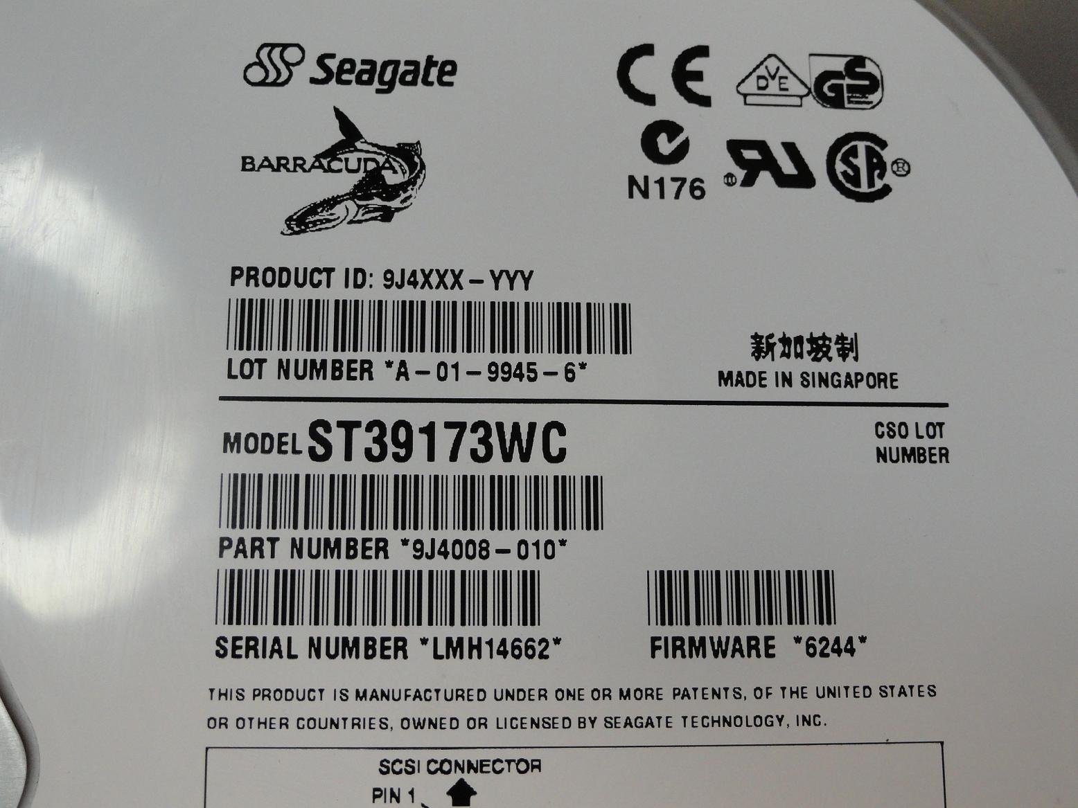 PR24243_9J4008-010_Seagate 9GB SCSI 80 Pin 7200rpm 3.5in HDD - Image3