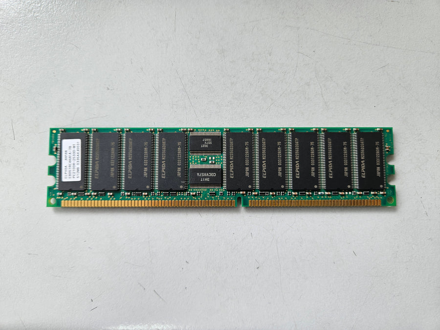 Elpida 512MB DDR-266MHz PC2100 Reg ECC CL2.5 184Pin DIMM ( EBE51RC4AAFA-7B ) REF