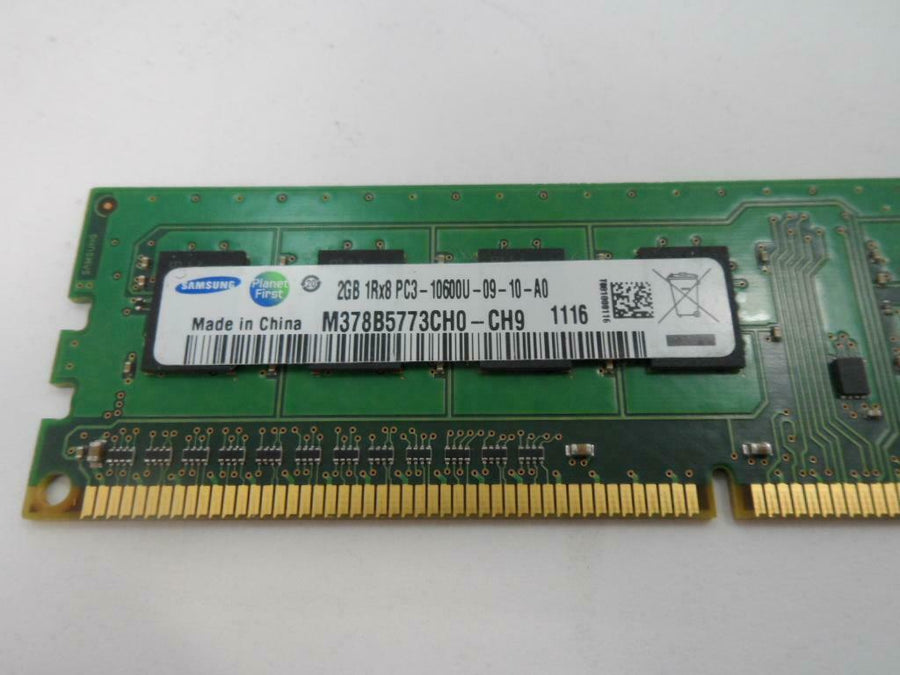 Samsung / HP 2GB 1Rx8 PC3-10600U nonECC 240Pin DDR3 Udimm memory ( M378B5773CH0-CH9 / 497157-D88 )