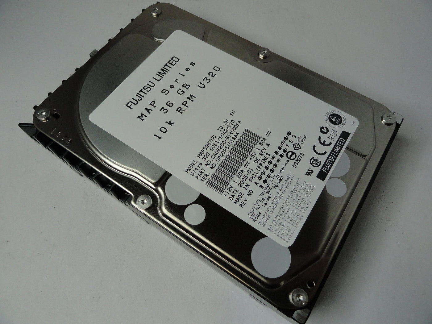 PR20740_CA06200-B14000FA_Fujitsu 36Gb SCSI 80 Pin 10Krpm 3.5in HDD - Image2