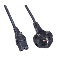 2-PACK 3rd Party IEC C15 UK Mains Cable 2.44m for Cisco Catalyst ( CAB-TA-UK ) NEW