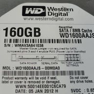 Western Digital 160GB SATA 7200rpm 3.5in Recert ( WD1600AAJS-00M0A0 ) REF
