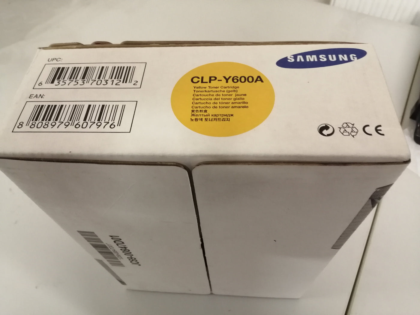 Samsung Yellow Samsung toner CLP600 ( CLP-Y600A ) NEW OLD STOCK FINAL SALE