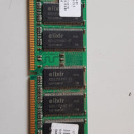 Elixir 512MB DDR 400MHz PC3200U CL3 SDRAM DIMM Memory Module (M2U51264DS8HC3G-5T)