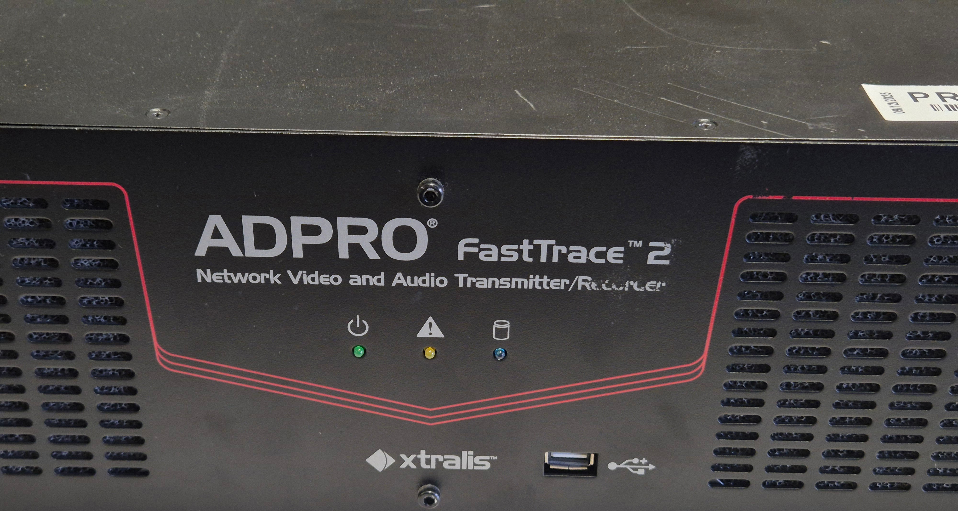 Xtralis ADPRO FastTrace 2 multi-site video security system - 2 x 1TB HDD 2GB RAM ( 55102200 ) USED