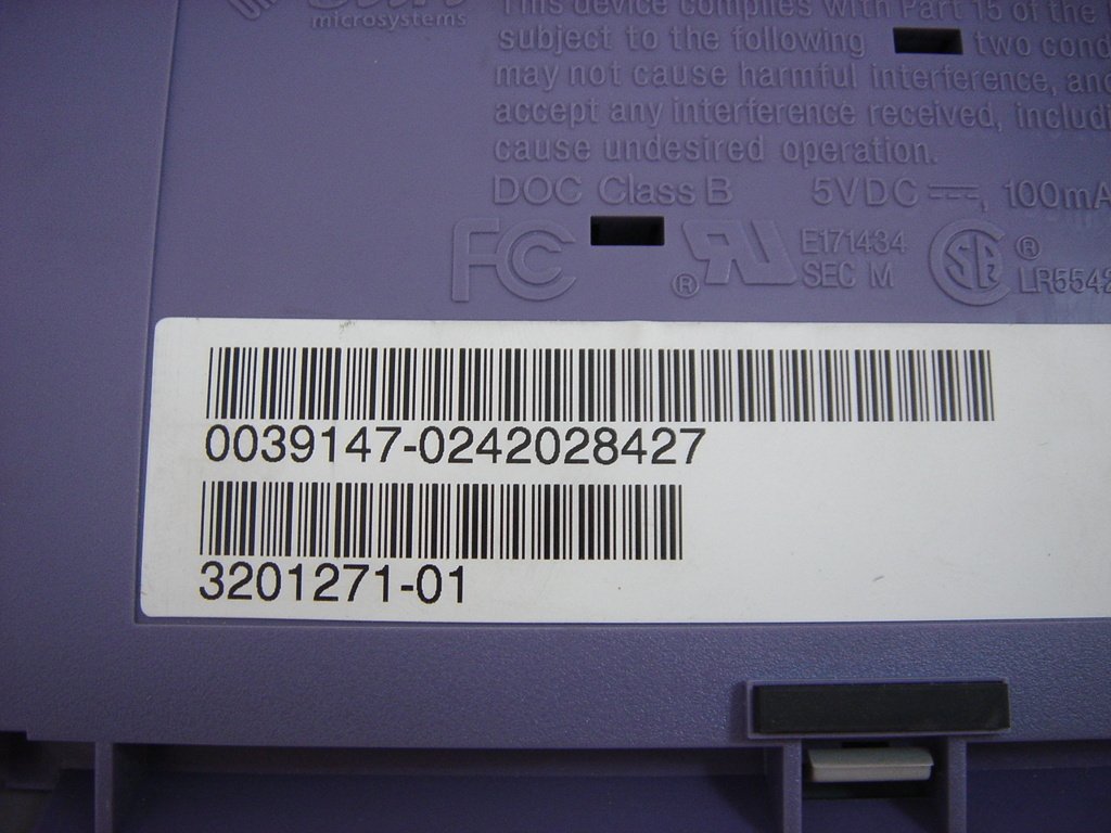 Sun Keyboard Type 6 USB Country Kit ( 320-1271  7025015099991 Sun )