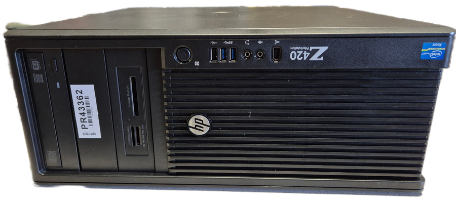 HP Z420 Workstation Xeon E5-1650 3.5Ghz 8GB RAM DVD NO HDD NO OS - no graphics card ( WM641ET#ABU ) USED