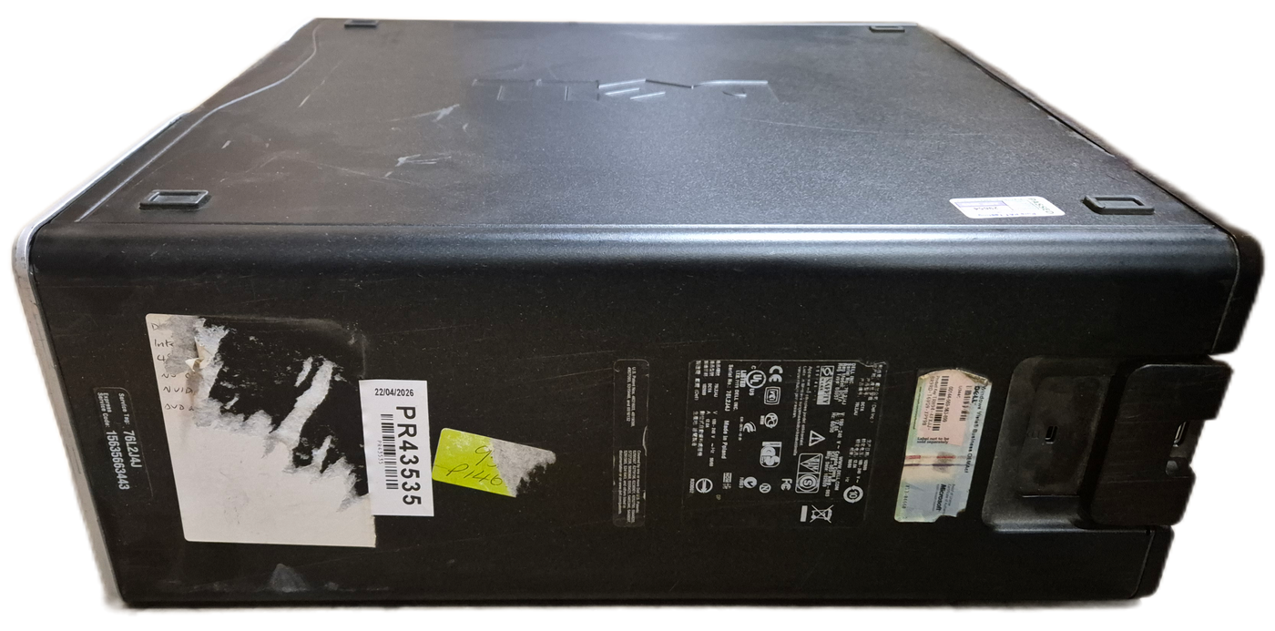 Dell Precision T5500 Xeon W5580 3.2GHz 48GB RAM NO HDD NO OS - WinVista Business COA present USED