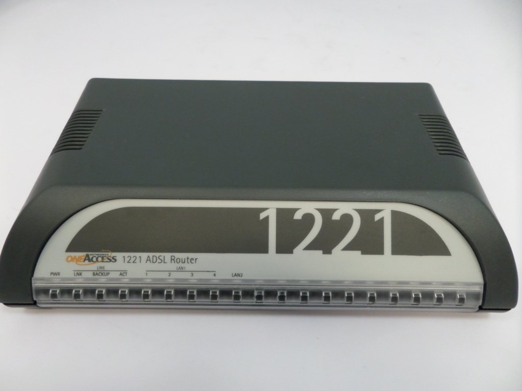 Telindus Router ADSL A/B 2ETH-4P | OneAccess Networks Telindus 1221 ADSL Router | USED ...