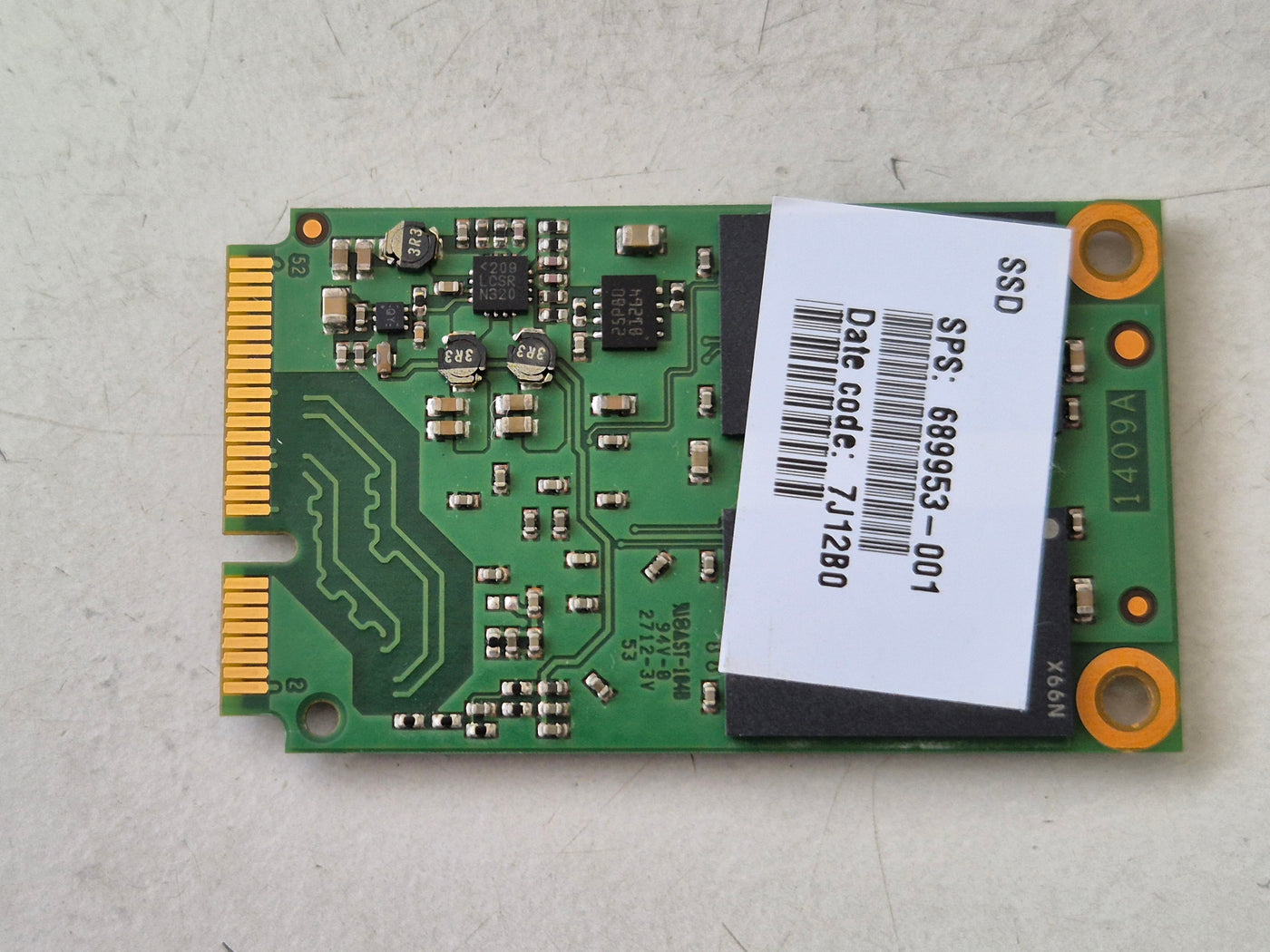 Micron RealSSD C400 128GB MLC SATA 6Gbps mSATA Internal SSD ( MTFDDAT128MAM-1J2 679820-001 689953-001 ) REF
