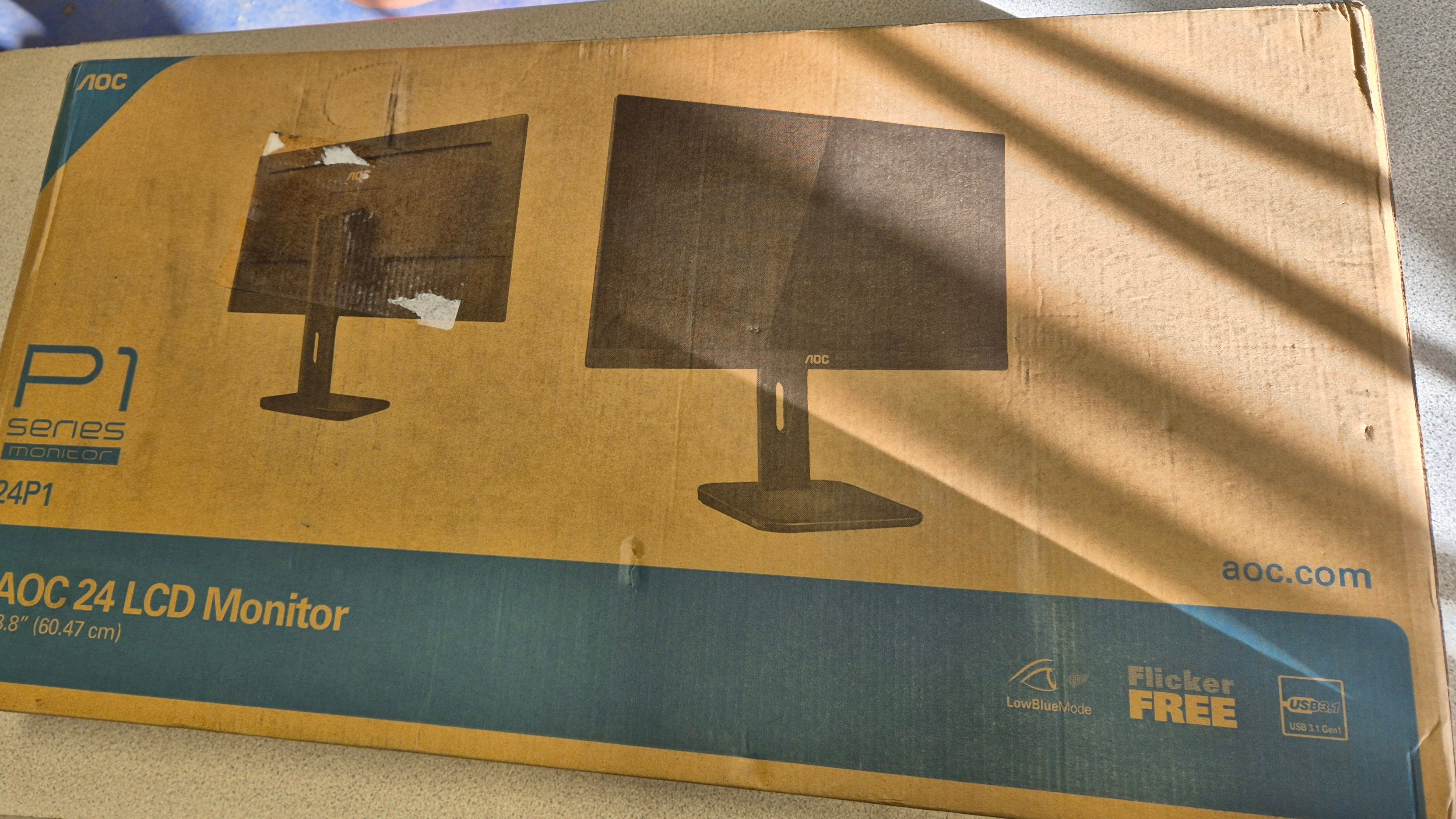 AOC 24P1 24" Full HD Monitor ( HDM1C26BCKACD2E ) USED