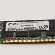 Smart 2GB PC3200 DDR-400MHz ECC CL3 184-Pin DIMM Dual Rank Memory (SG25672RDDR8H2BGSF REF)