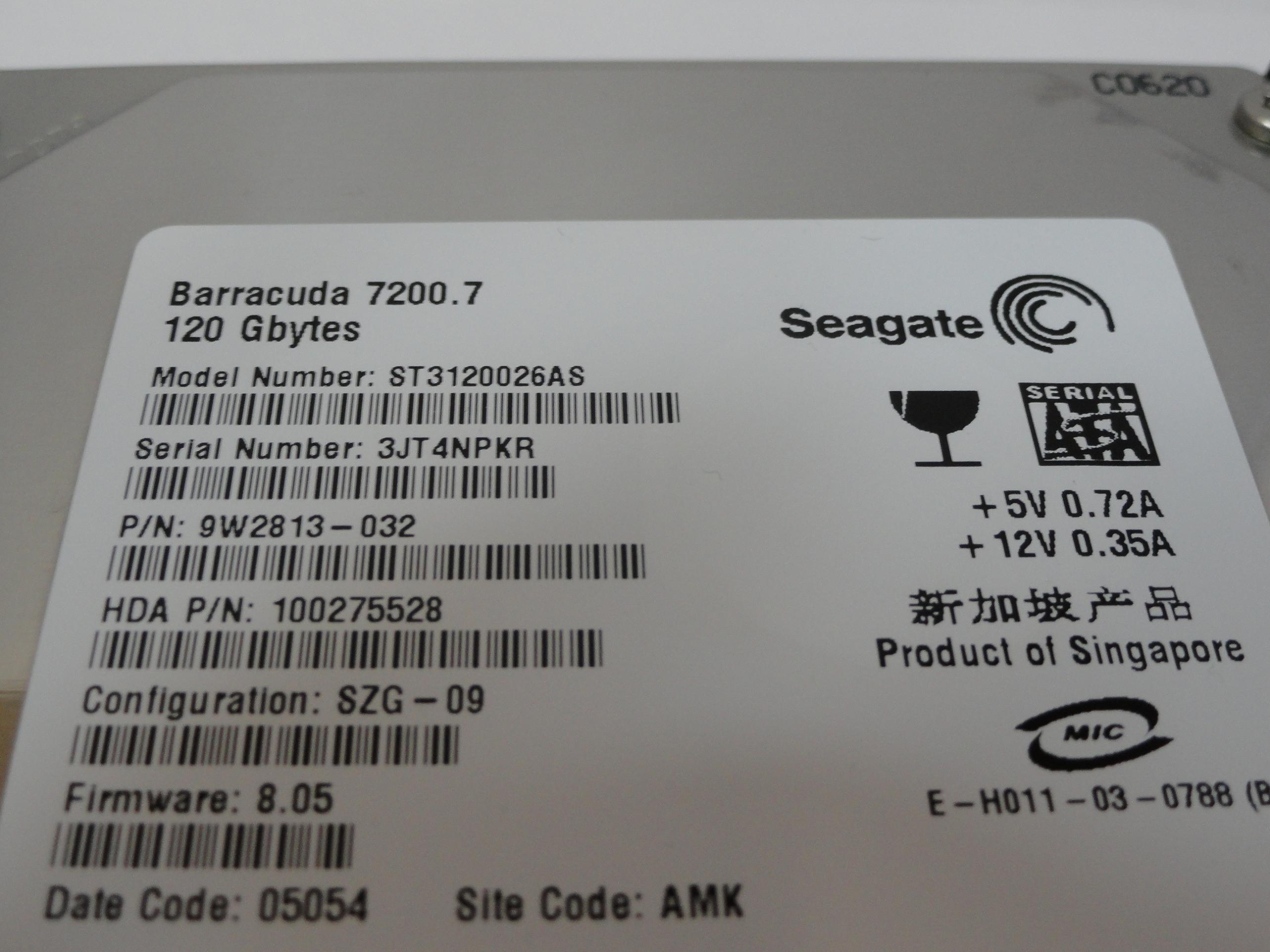 PR18757_9W2813-032_Seagate Dell 120GB SATA 7200rpm 3.5in HDD - Image2