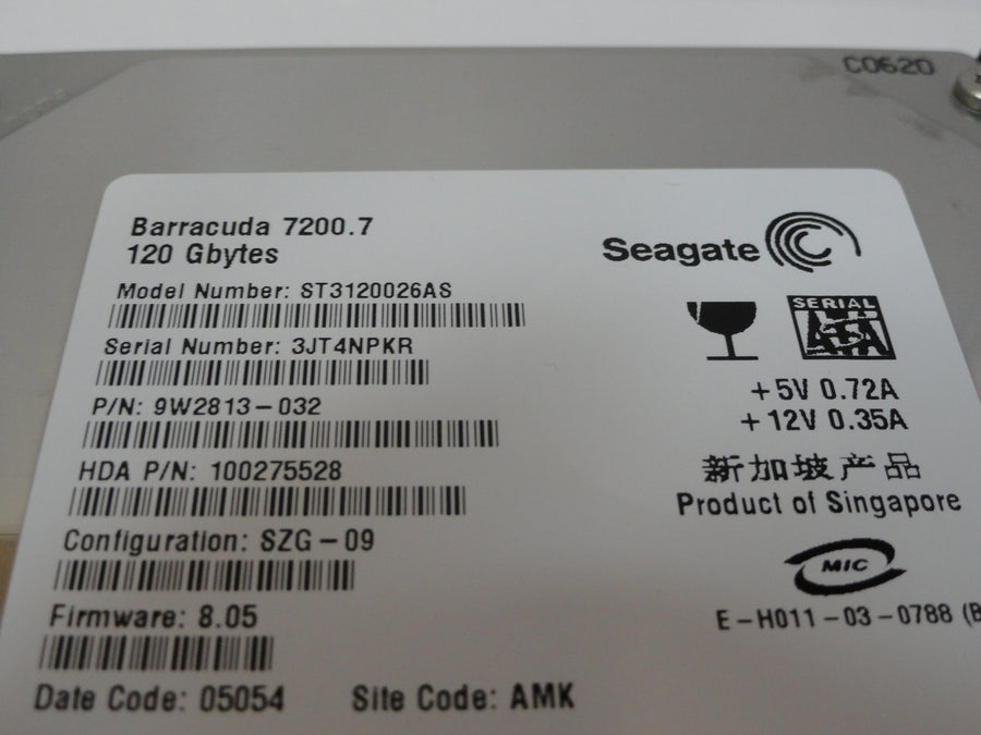 PR18757_9W2813-032_Seagate Dell 120GB SATA 7200rpm 3.5in HDD - Image2