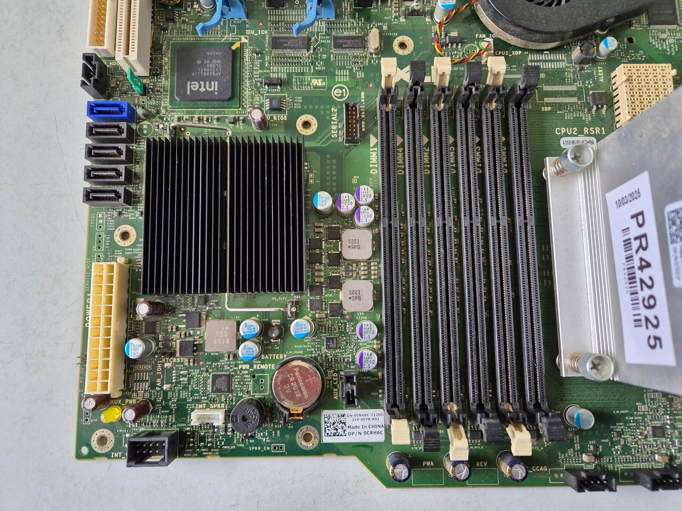 Dell Precision T5500 Motherboard with CPU/Heatsink ( 0CRH6C ) USED