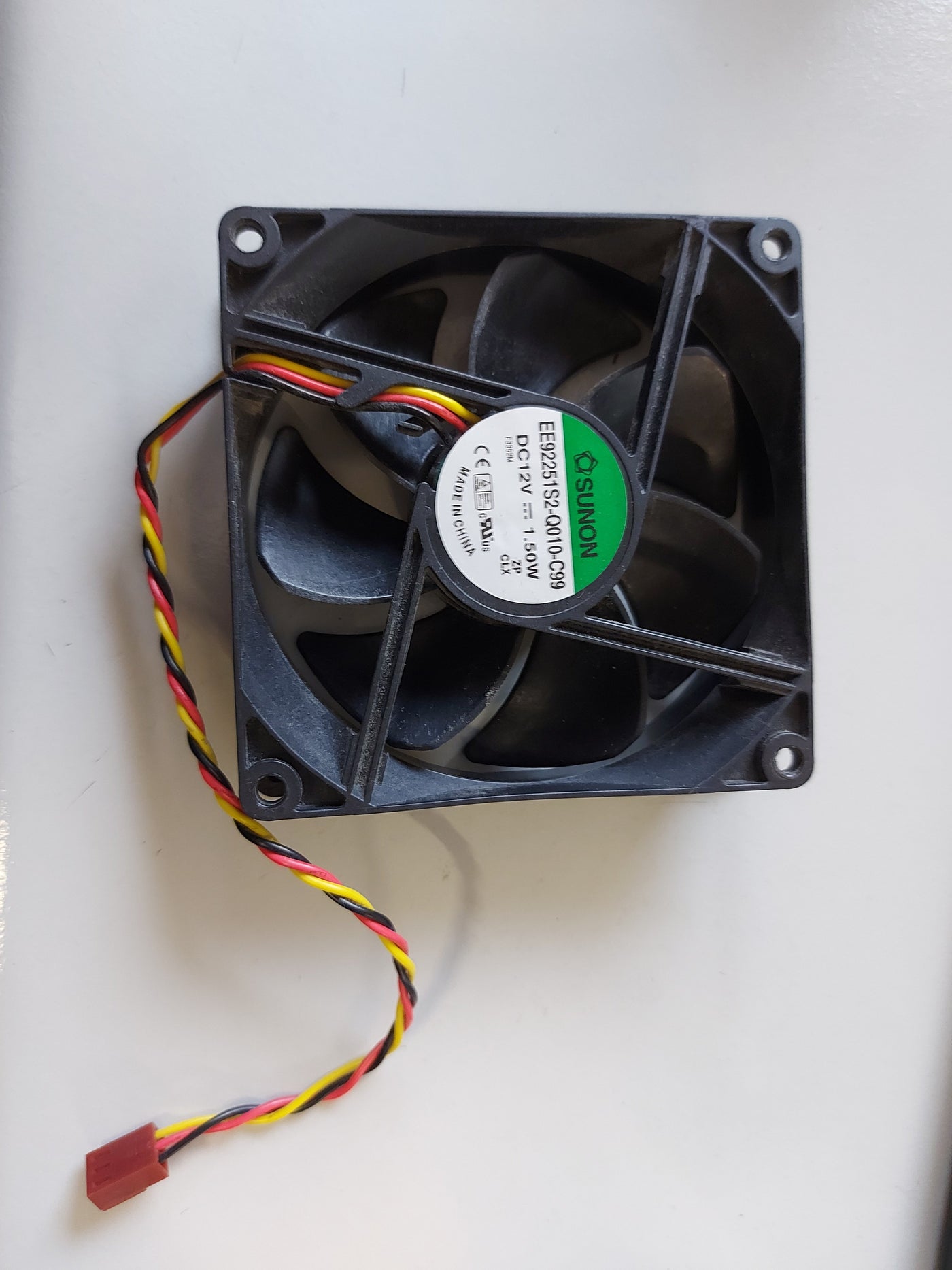 Sunon 1.50W DC12V 3wire 3pin Square server Fan (EE92251S2-Q010-C99)