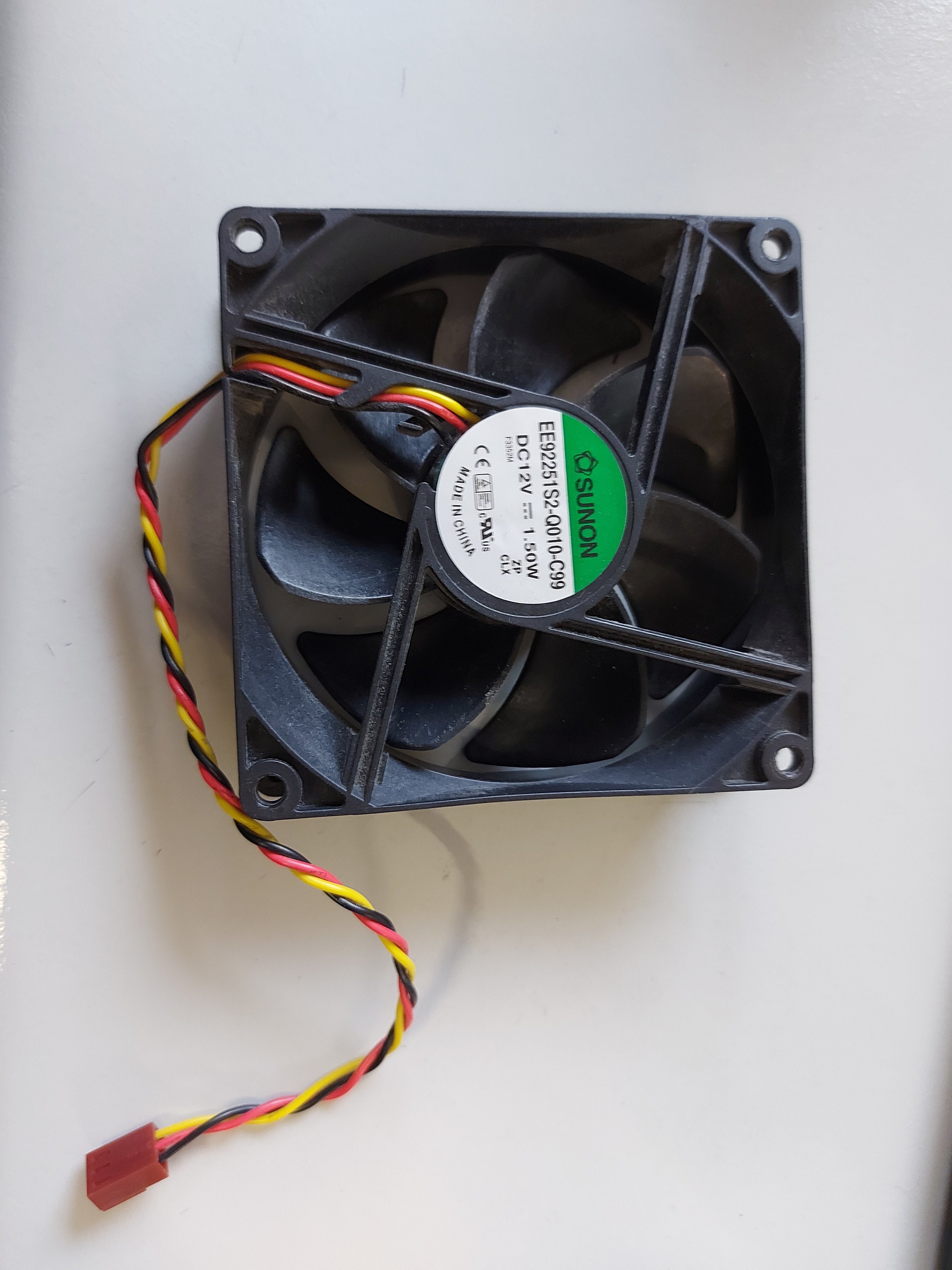 Sunon 1.50W DC12V 3wire 3pin Square server Fan (EE92251S2-Q010-C99)