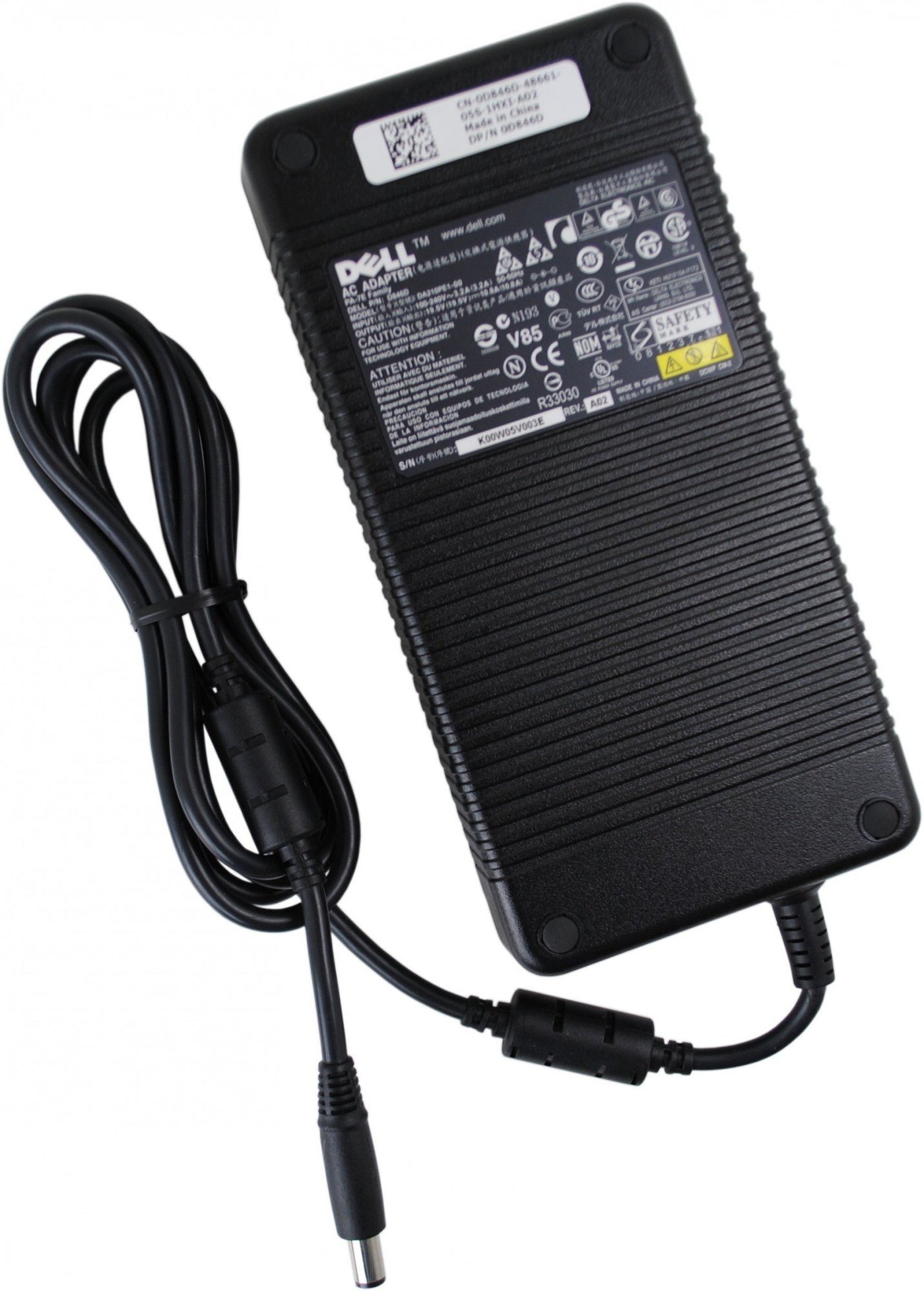 DELL PA-7E AC-Adapter 210W19.5V 10.8A (0D846D PA-7E NEW)