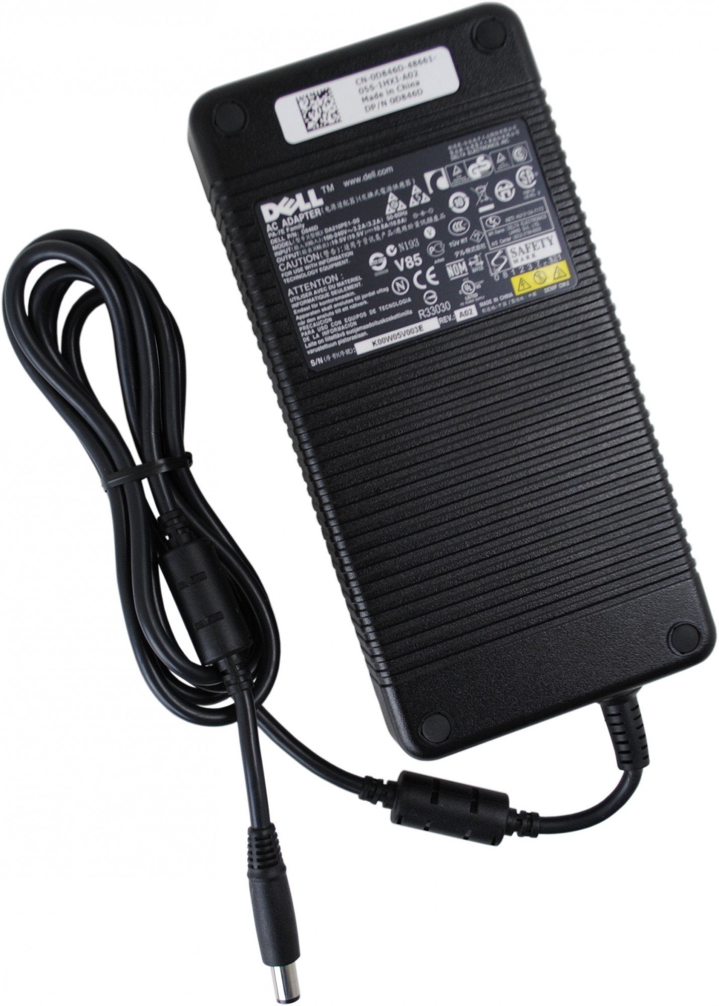 DELL PA-7E AC-Adapter 210W19.5V 10.8A (0D846D PA-7E NEW)