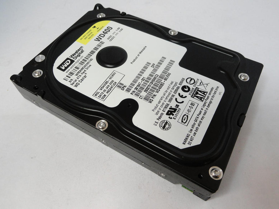 Western Digital HP 40GB SATA 7200rpm 3.5in HDD ( WD400BD-60LRA0 365555-001 381647-001 ) REF