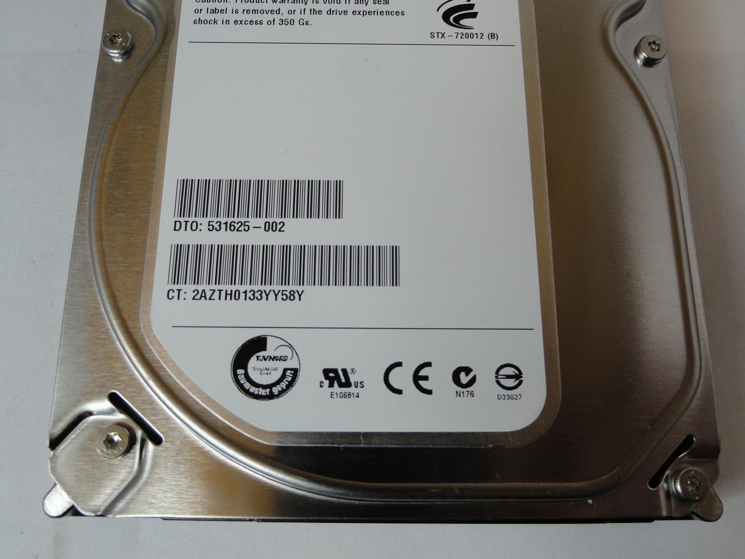 Seagate HP 320Gb SATA 7200rpm 3.5in HDD ( 9SL14C-022 ST3320418AS 586969-001 531625-002   Seagate HP )