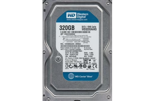 Western Digital 320GB SATA 7200rpm 3.5in HDD ( WD3200AAKS-00VYA0 ) REF