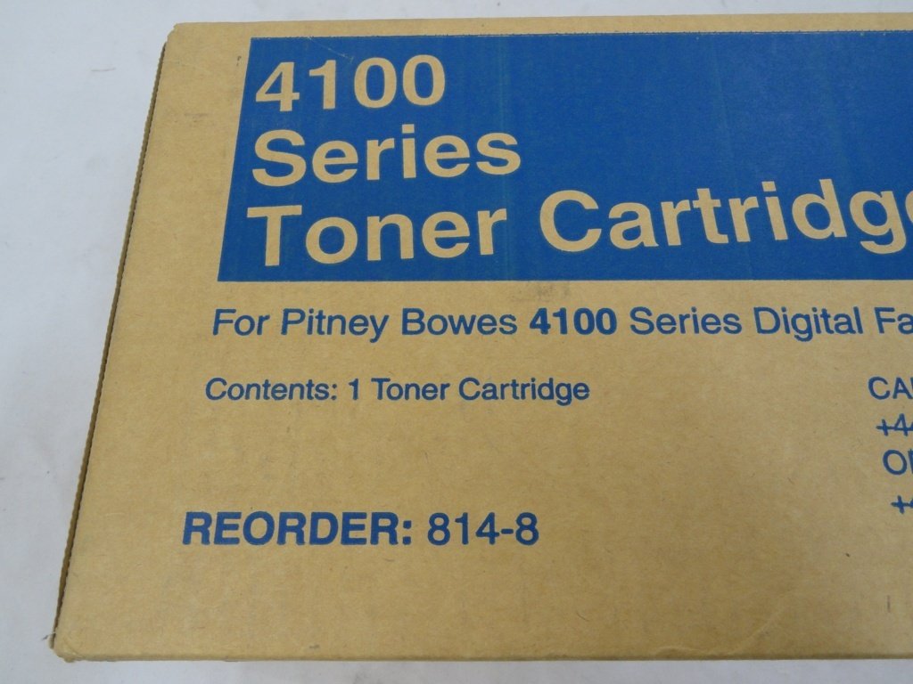 oem Pitney Bowes 4100 Series Toner Cartridge ( 814-8 ) NOB FINAL SALE