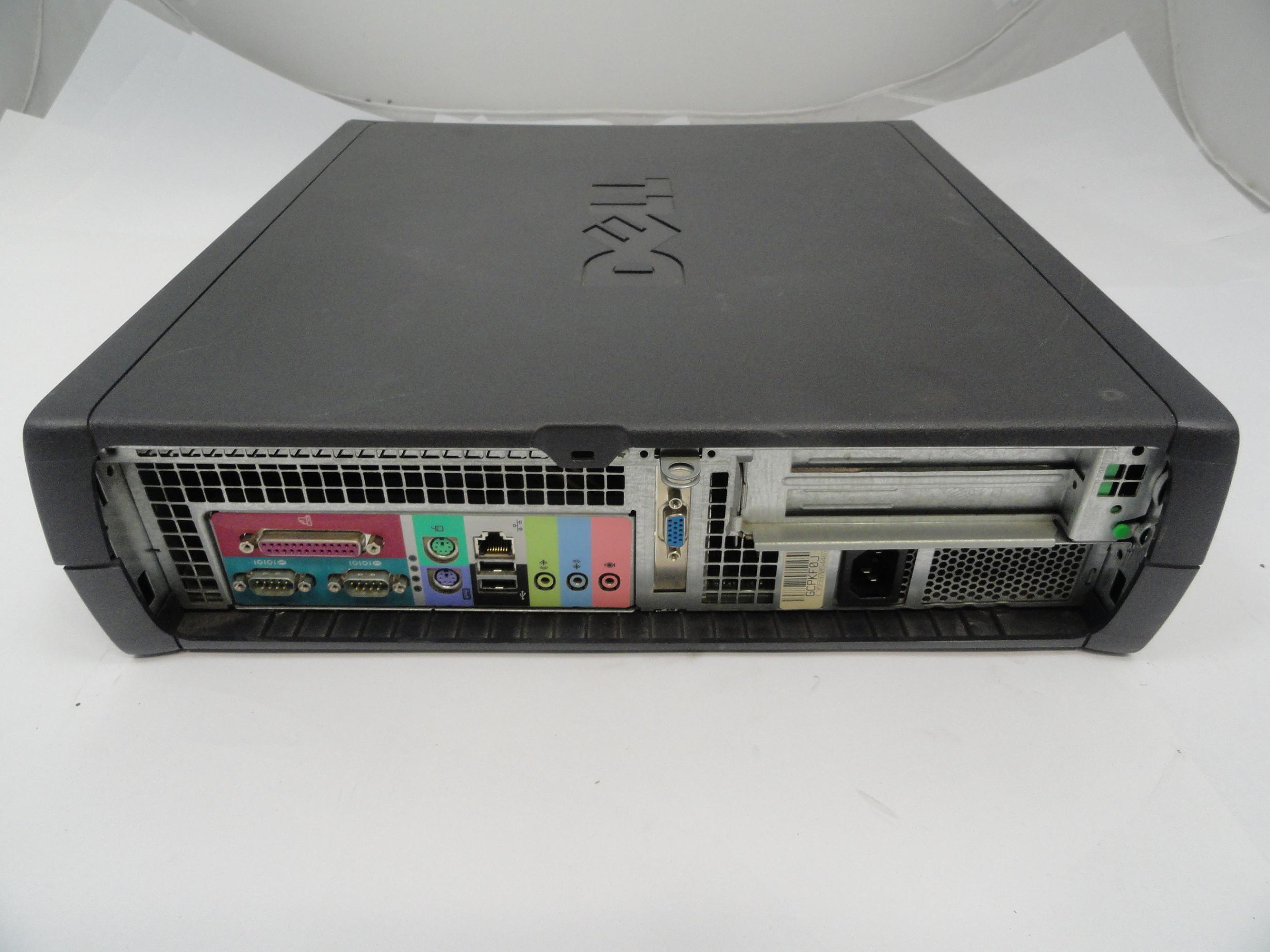 GX240 - Dell Optiplex GX240 Desktop Computer 1.6GHz pentium 4 CPU 512 Onboard RAM. DVD and FDD Drives - USED