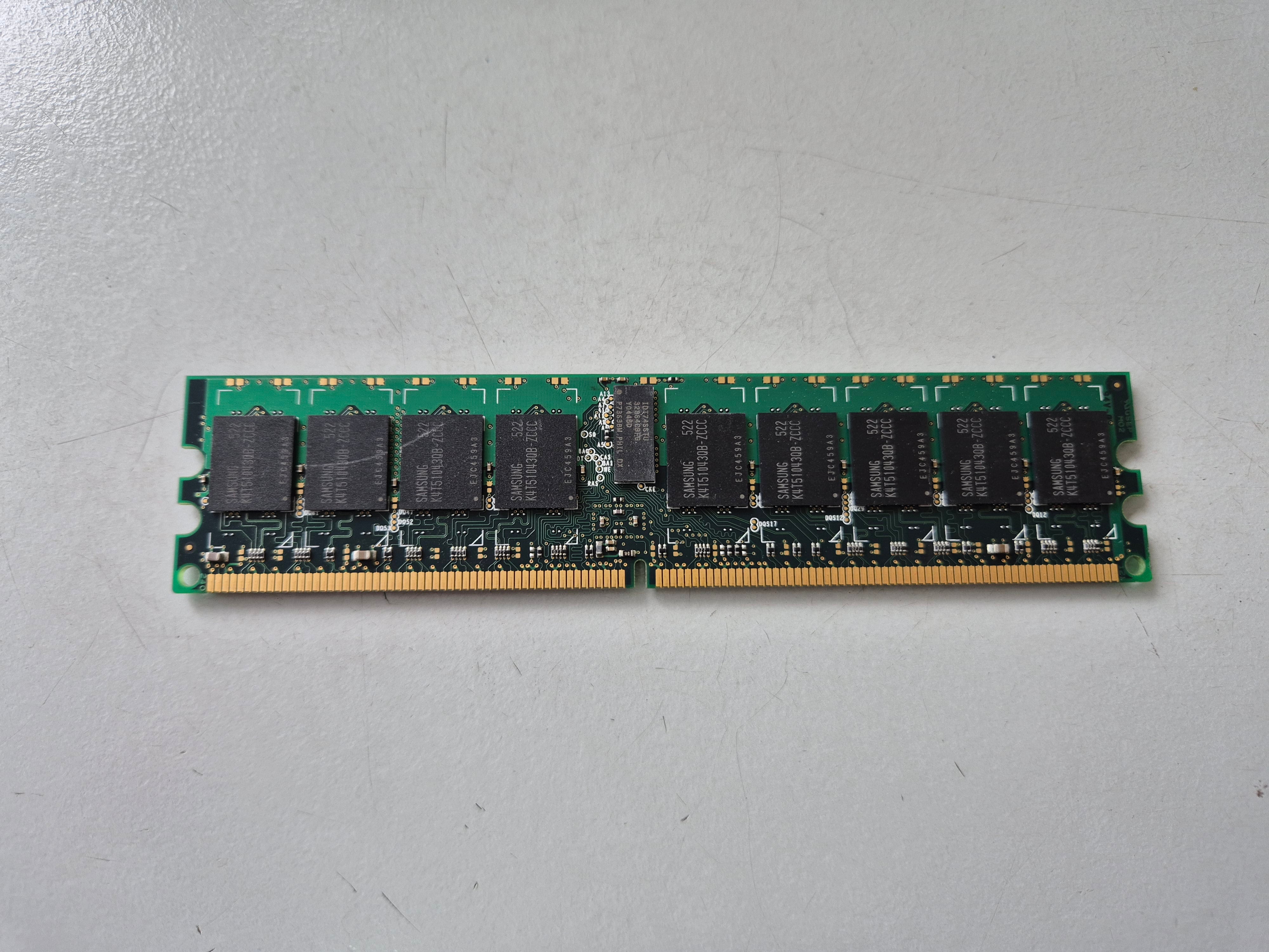Samsung IBM 1GB PC2-3200 DDR2-400MHz ECC Reg CL3 240-Pin DIMM ( M393T2950BZ0-CCC 73P2870 ) REF
