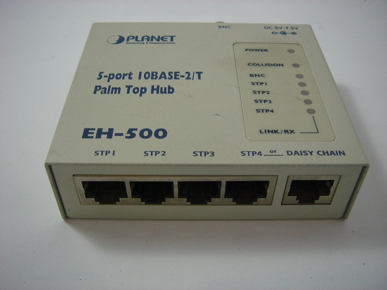 Planet EH-500 5-Port 10 Base-2T Palm Top Hub ( EH-500 EH-500  Planet )