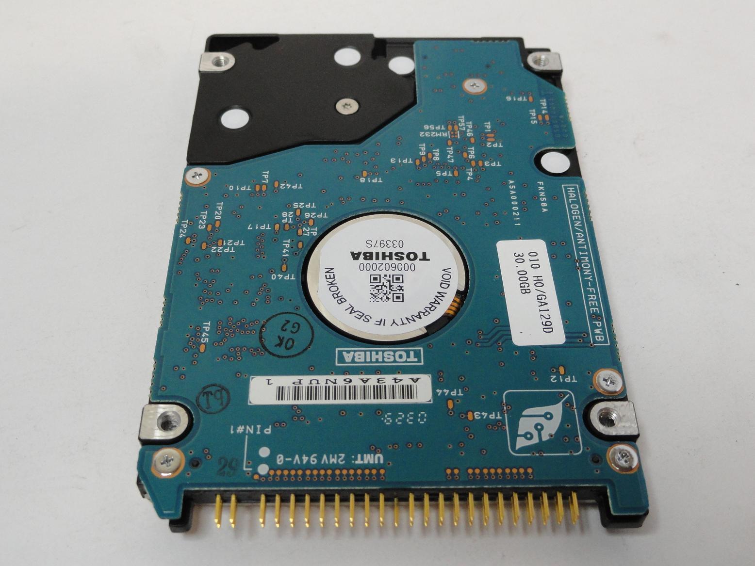PR14585_HDD2181_Toshiba Dell 30GB IDE 4200rpm 2.5in HDD - Image2