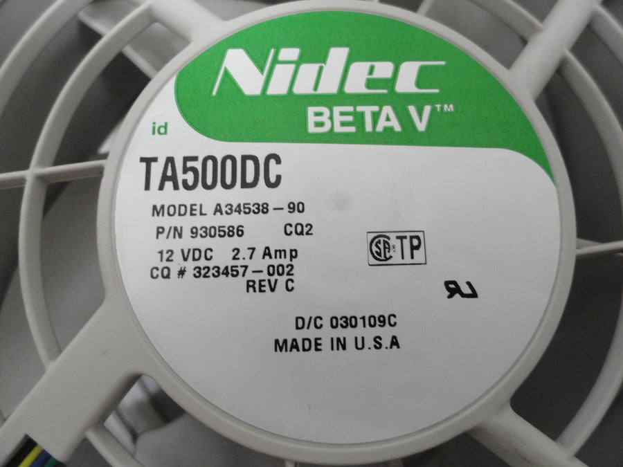 TA500DC - Nidec HP BetaV 120mm Chassis Fan from ML530 Server - Refurbished