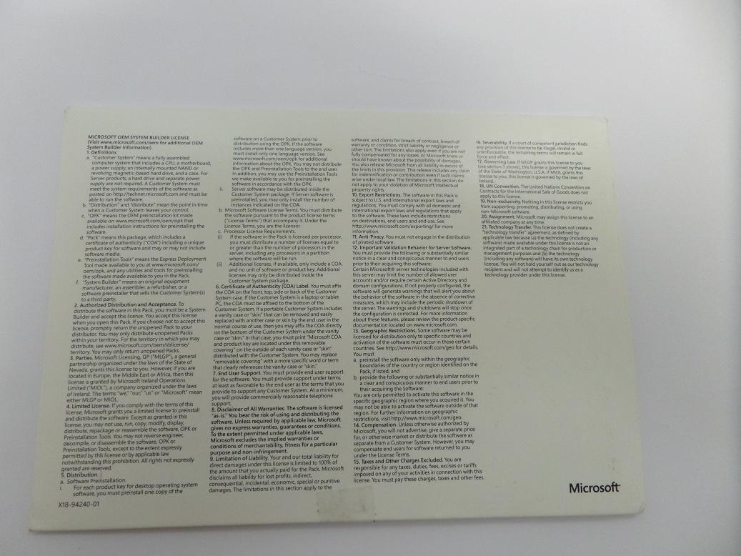 PR24967_X18-94238-01_Microsoft Windows 7 Home Premium SP1 x64 English - Image2