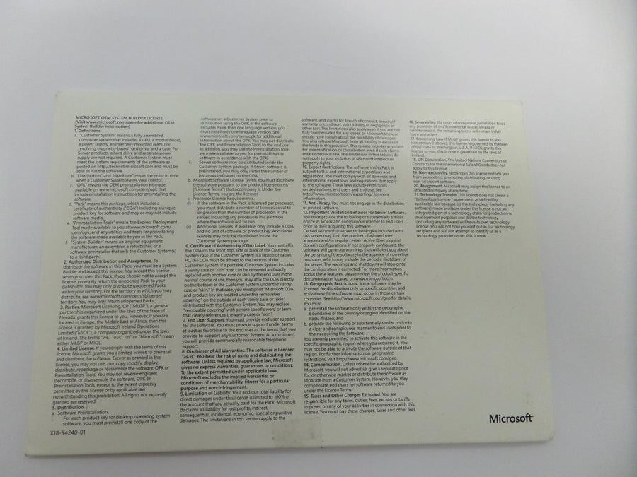 PR24967_X18-94238-01_Microsoft Windows 7 Home Premium SP1 x64 English - Image2