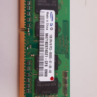 Samsung 1GB PC3-8500 DDR3-1066MHz non-ECC Unbuffered CL7 204-Pin SoDimm ( M471B2874DZ1-CF8 ) REF