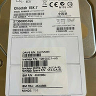 Seagate IBM NetApp 600GB SAS 15K 3.5' HDD ( ST3600057SS 9FN066-038 46X0884 46X0886 108-00227 ) REF