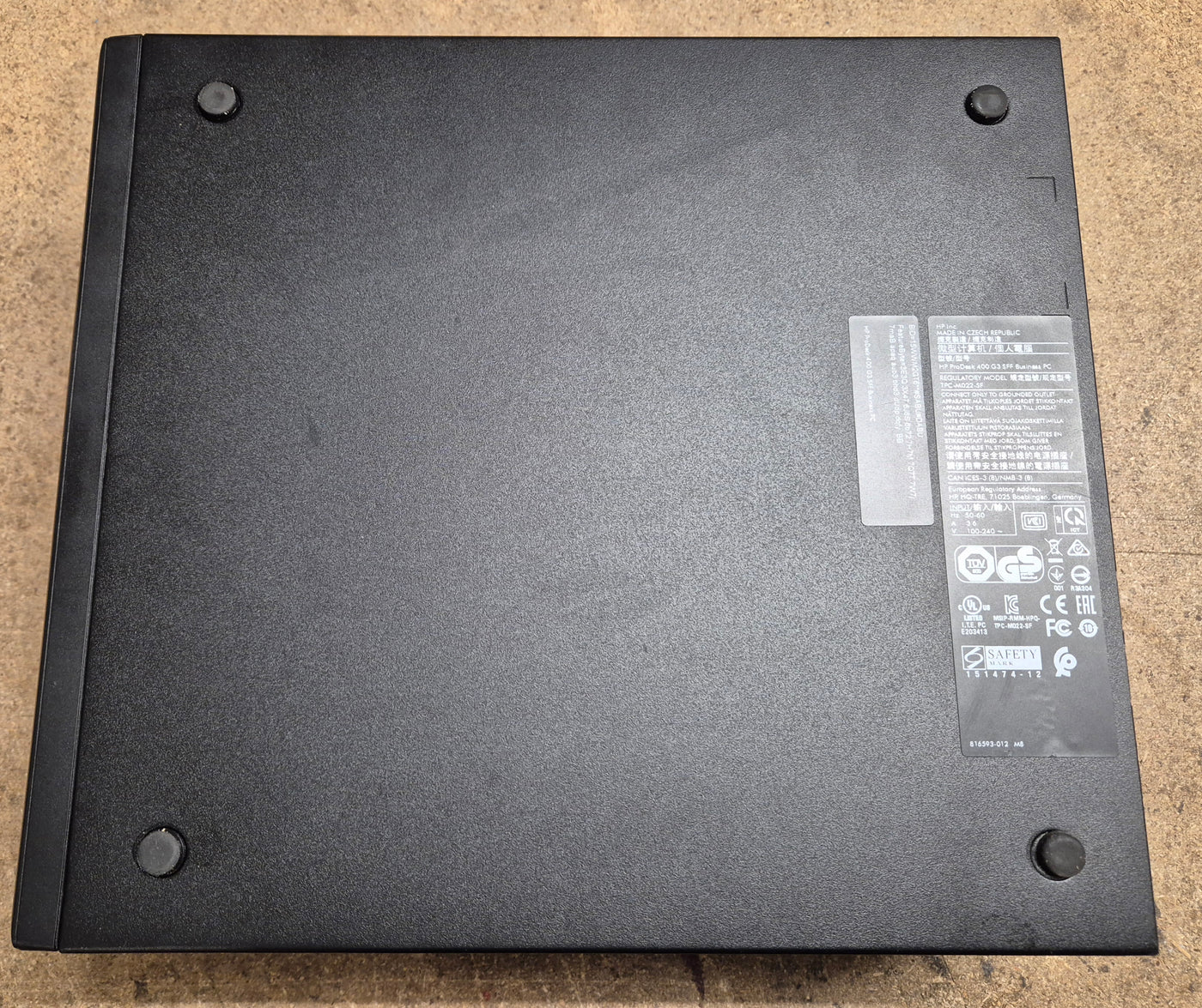 HP ProDesk 400 G3 SFF 250GB SSD DVD 8GB RAM i5-6500 3.2GHz Win10 PC ( W4A90ET#ABU ) USED