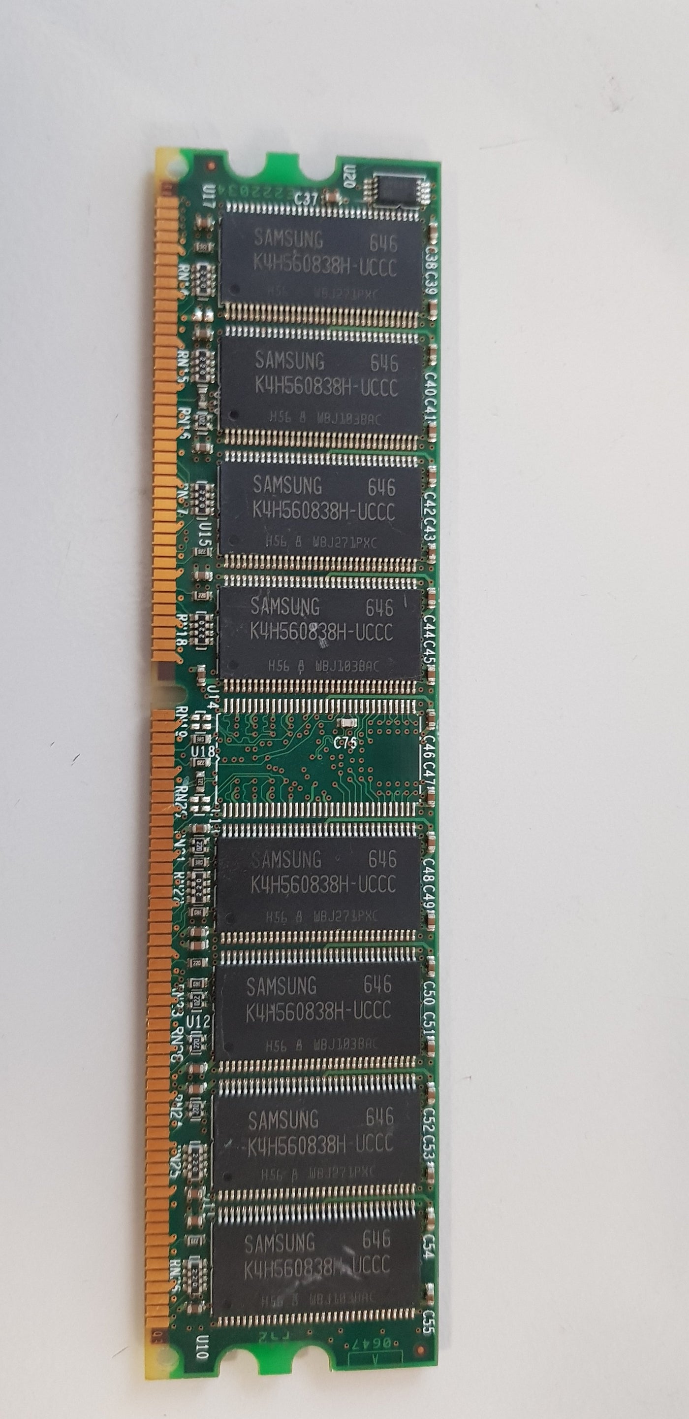 Smart Modular 512MB PC3200 DDR-400MHz non-ECC Unbuffered CL3 184-Pin DIMM ( SG5646485D8N6CLXE ) REF