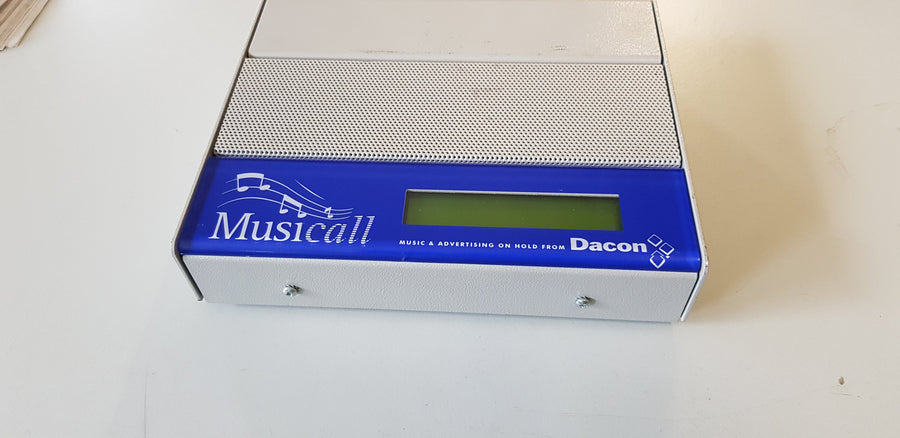 Musicall Music & Advertising on hold from DACON NO PSU ( Musicall Musicall Greenwitch Instruments LTD )
