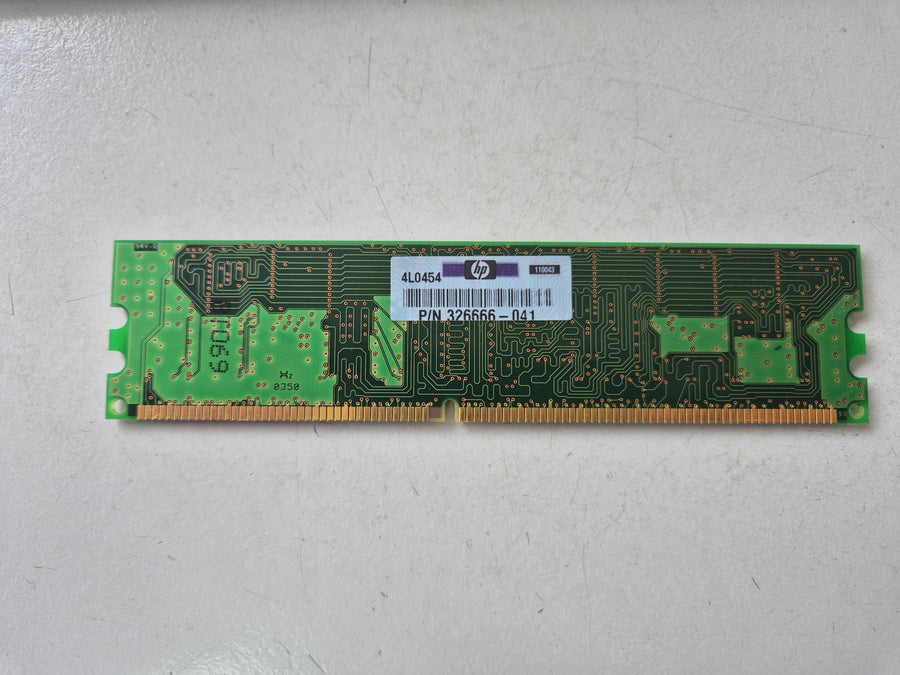 Infineon HP 128MB DDR 400MHz CL3 PC3200U 184-Pin NonECC SDRAM DIMM ( HYS64D16301GU-5-B 326666-041 ) REF