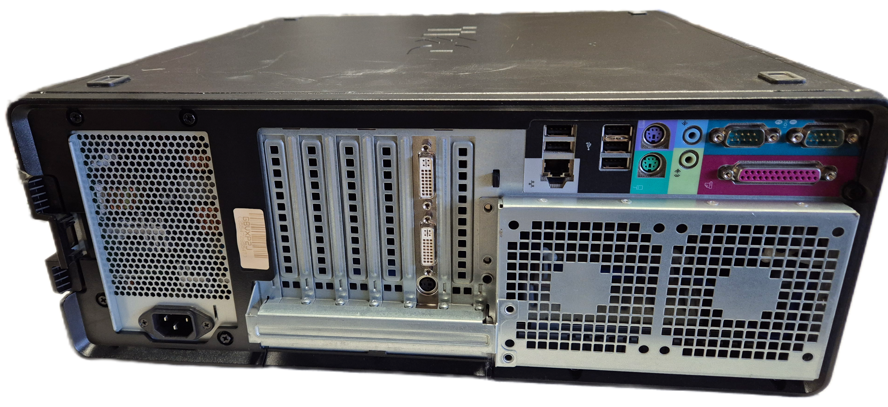 Dell Precision 490 DVD Xeon 5160 3GHz 3GB RAM NO HDD NO OS Nvidia Quadro Win XP Pro COA Present ( DCTA ) USED 