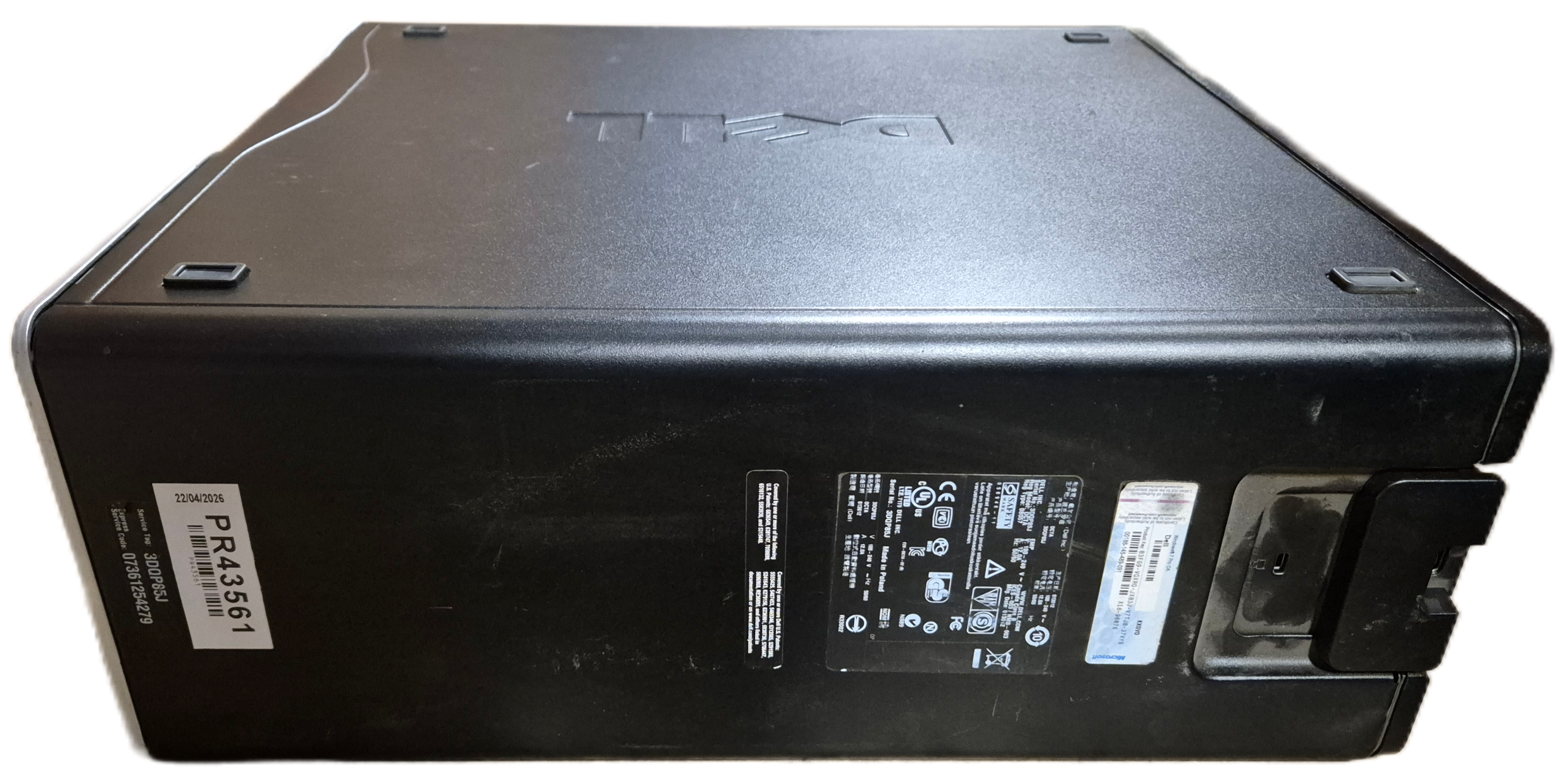 Dell Precision T5500 Xeon X5690 3.47GHz DVD NO HDD NO RAM NO OS Win7Pro COA present USED