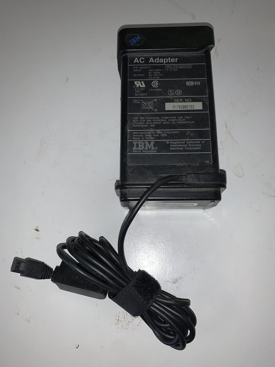 IBM AC Adapter 20-10V 2.5-5.0A (85G0167 85G0077 USED)