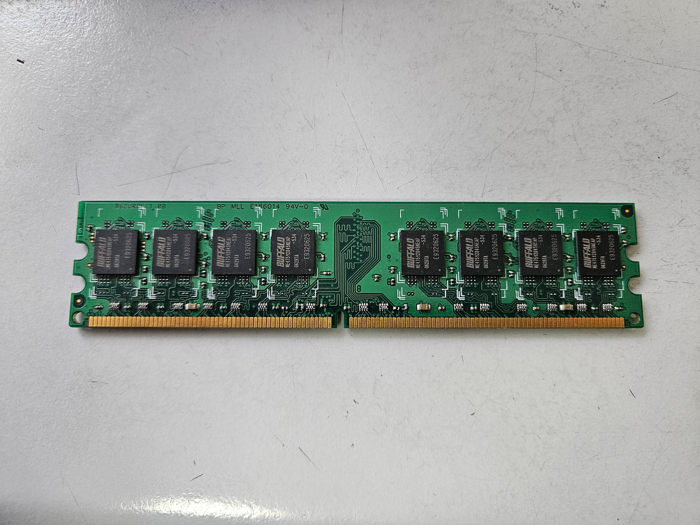 Buffalo 1GB DDR2 PC2-4200U 533MHz CL4 240-pin SDRAM DIMM ( D2U533B-1G/BJ ) REF