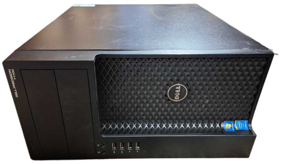 Dell Precision T1700 500GB HDD DVD 16GB RAM i5-4590 3.3GHz Linux USED - Small Dent