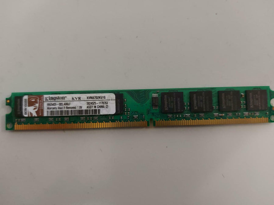Kingston 1GB PC2-5300 DDR2-667MHz DIMM RAM 99U5429 KVR667D2N5/1G