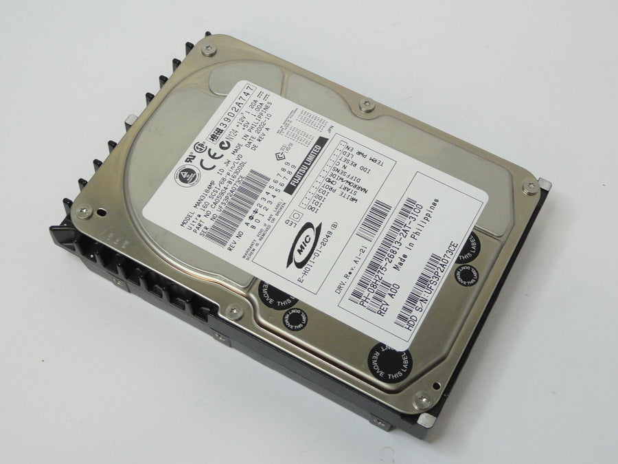 Fujitsu Dell 18.4GB SCSI 68Pin 10Krpm 3.5in HDD ( CA05904-B16300DL MAN3184MP 08H275 ) REF