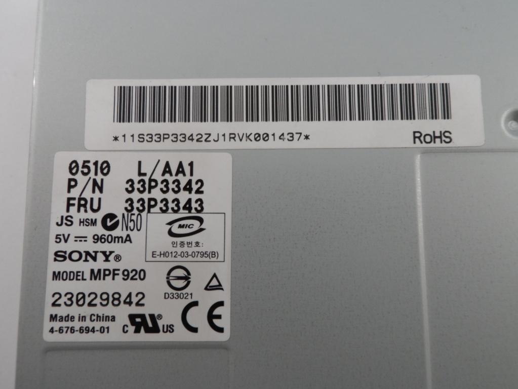 PR12325_33P3342_IBM 3.5" 1.44MB Floppy Drive 33P3342 - Image3
