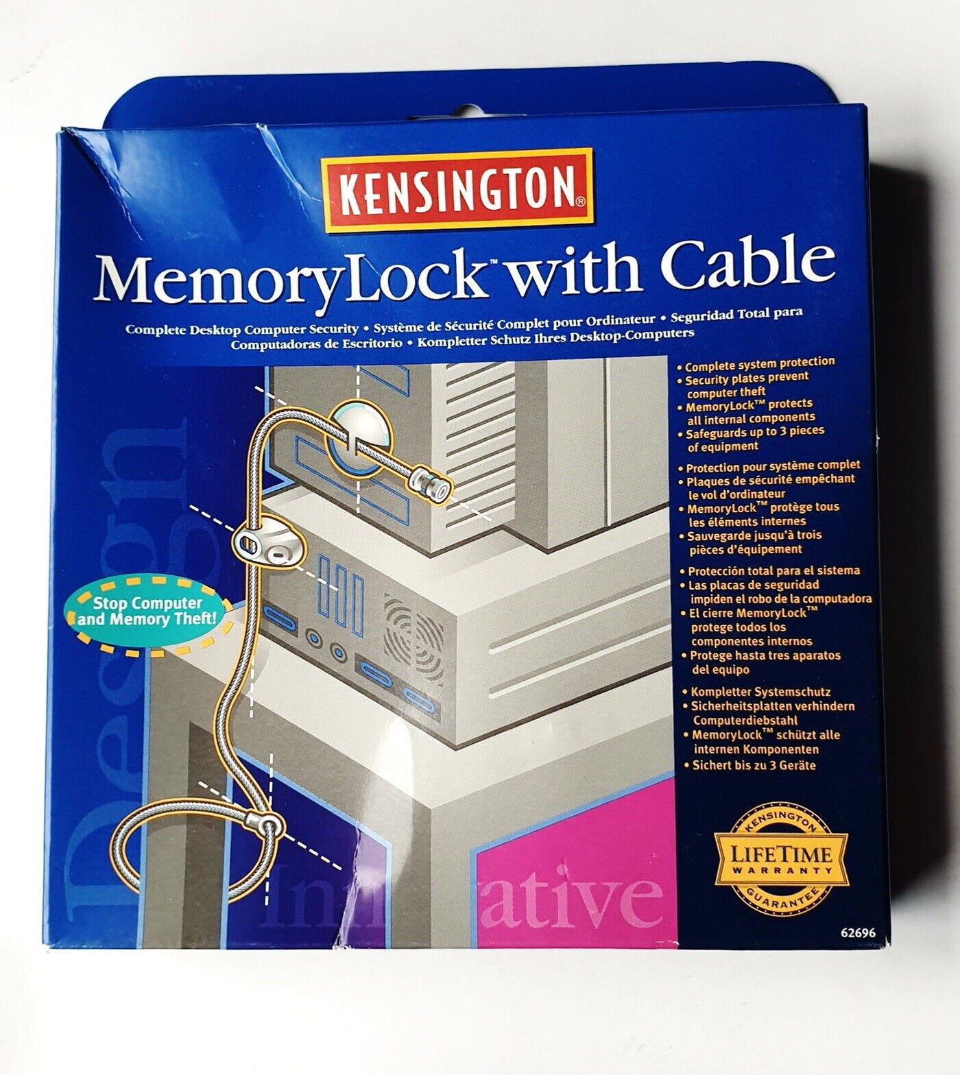 Kensington 62696 Memory Lock with Cable (PC) ( 62696 ) NEW